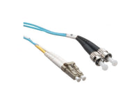 Axiom LCST10GA-15M-AX LC/ST OM3 Fiber Cable 15m, Aqua