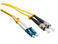 Axiom LCSTSD9Y-40M-AX LC/ST OS2 Fiber Cable 40m, Yellow