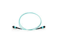 Axiom MPOFMOM43M-AX MPO-MPO OM4 F/M Fiber Cable 3m, Aqua
