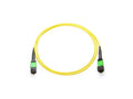 Axiom MPOFMSM5M-AX MPO-MPO OS2 F/M Fiber Cable 5m, Yellow