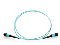 Axiom MPOMMOM47M-AX MPO-MPO OM4 M/M Fiber Cable 7m, Aqua