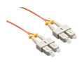 Axiom SCSCMD6O-5M-AX SC/SC OM1 Fiber Cable 5m, Orange