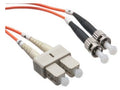 Axiom SCSTMD6O-2M-AX SC/ST OM1 Fiber Cable 2m, Orange