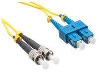 Axiom SCSTSD9Y-1M-AX SC/ST OS2 Fiber Cable 1m, Yellow