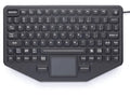 iKey SL-86-911-TP-USB NEMA 4x keyboard, illuminated, integrated touchpad pointing device, USB cable,mobile case, black color