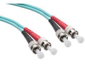 Axiom STST10GA-4M-AX ST/ST OM3 Fiber Cable 4m, Aqua