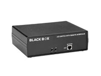 Black Box SW1046A DB9 A/B Switch - Latching, Remote Controlled Ethernet RS232, Dry Contact