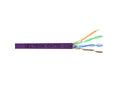 Weltron T2404L5EPA-PL 1000FT PURPLE CAT5E STRANDED UTP CABLE