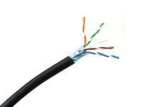 Weltron T2404L5PASH-BK 1000FT BLACK CAT5E SHIELDED STRANDED CAB