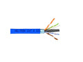 Weltron T2404L6SHP-BL CAT6 Solid FTP CMP BLUE 1000 TAA Compli