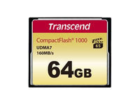 Transcend TS64GCF1000 64GB, CF Card, MLC, R: 160MB/s