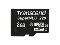 Transcend TS8GUSD220I 8GB microSD U1, SLC mode, Wide Temp. MLC