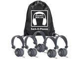 HamiltonBuhl SOP-FVGRY Sackophones 5 Gray FV Headsets