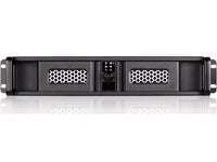 iStarUSA D-200SE-BK KIT 2U Compact RM W/SE BLK BZL