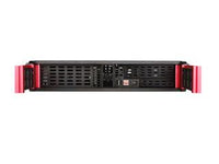iStarUSA D-200-FS-RED 2U Cmpct RM Fr-mnt PSU CH. Red