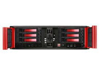 iStarUSA D300L-B6RD-RD 3UFull Size Chassis w/6 Hot Swap Bay Red