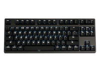TG3 KBA-CBL87P-WHT-DPU-E1 Deck Gaming Francium Pro Keyboard. 87 Key with White LED and Blue MX Key-switch