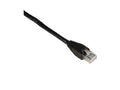 Black Box EVNSL647-0001-25PAK CAT6 550-MHz Snagless Stranded Ethernet Patch Cable-Unshielded (UTP), CM PVC (RJ45 M/M), Black, 1-ft. (0.3-m), 25-Pack