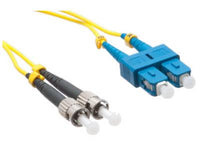 Axiom AXG94724 SC/ST OS2 Fiber Cable 25m - TAA, Yellow