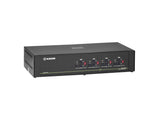 Black Box SS4P-DVI-4X4-UCAC Secure KVM Matrix Switch, NIAP 3.0 Certified - 4 Users x 4 Sources, DVI-I, USB, Audio, CAC, GSA, TAA if outside tape not broken