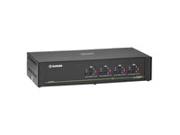 Black Box SS4P-DVI-4X4-UCAC Secure KVM Matrix Switch, NIAP 3.0 Certified - 4 Users x 4 Sources, DVI-I, USB, Audio, CAC, GSA, TAA if outside tape not broken