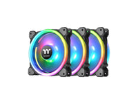 Thermaltake CL-F077-PL14SW-A Riing Trio 140MM 30 LED PWM Fan 3 Pack
