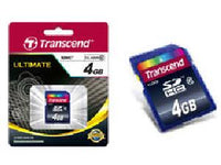 Transcend TS4GSDHC10 4GB SD Card Class10