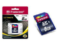 Transcend TS8GSDHC10 8GB SD Card Class10