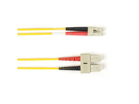 Black Box FOCMRM4-003M-SCLC-YL OM4 MM FO Patch Cable Duplx, PVC, Yellow, Sclc, 3M