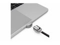 Compulocks UNVMBPRLDG01KL Ledge Lock Adapter for MacBook Pro 13IN M1 & M2 with Keyed Cable Lock Silver