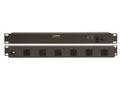 Vertiv 38091 Basic, Surge, 15A, 120V, Horizontal, (6) NEMA 5-15R, breakered, 10 ft power cord with 5-15P, Black Powder Coat