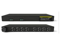 Vertiv I10102 Basic, Upgradeable, 30A, 120V, Horizontal, (8) NEMA 5-20R, breakered, 10 ft power cord with L5-30P, Black Powder Coat