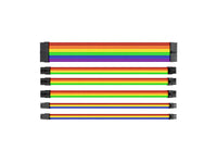 Thermaltake AC-049-CNONAN-A1 Ttmod Sleeve Ext. PSU Cable Kit, Rainbow