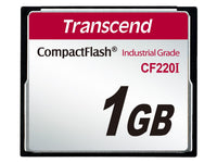 Transcend TS1GCF220I 1GB, CF Card, SLC, Wide Temp