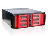 iStarUSA D-407SE14-RD-TS859 KIT-4U RM 8INLCD & 14 PCI Red
