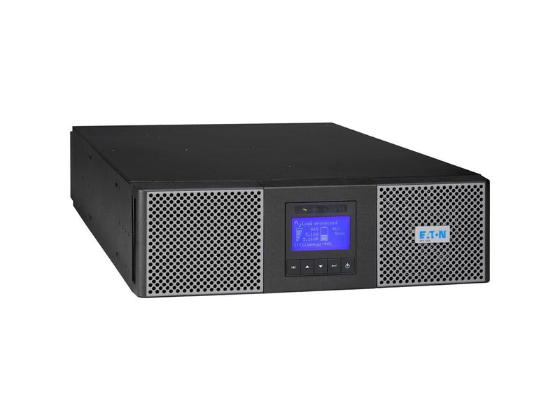 Eaton 9PX6KUS 9PX 6000VA 5400W 208V Online Double-Conversion UPS - L6-30P, 2 L6-20R, 2 L6-30R, Hardwired Output, Cybersecure Network Card, Extended Run, 3U Rack/Tower, TAA