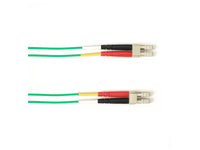 Black Box FOCMRM4-005M-LCLC-GN OM4 MM FO Patch Cable Duplx, PVC, Green, Lclc, 5 M, Non-cancleable