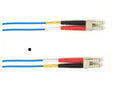 Black Box FOLZHM4-002M-LCLC-BL OM4 50/125 Multimode Fiber Optic Patch Cable - LSZH, LC to LC, Blue, 2-m (6.5-ft.), GSA, TAA/