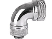 Thermaltake CL-W097-CA00SL-A Pacific G1/4 PETG Tube 90-Degree compression-16mm OD - Chrome