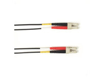 Black Box FOLZHM4-010M-LCLC-BK OM4 MM FO Patch Cable Duplx, Lszh, Black, Lclc, 10M