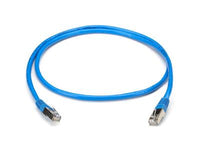 Black Box EVNSL173BL-0150 CAT5e 100-MHz Snagless Solid Ethernet Patch Cable - Shielded (S/FTP), CMP Plenum (RJ45 M/M), Blue, 150-ft. (45.6-m), TAA