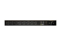 Vertiv 11045VH rPDU, Basic Surge, 15A, 120V, 1.4kW, Horizontal/Vertical, (8) NEMA 5-15R, 10ft power cord with 5-15P, Black Powder Coat
