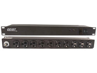 Vertiv 11269VH rPDU, Basic Standard, 20A, 120V, 1.9kW, Horizontal, (10) NEMA 5-20R, 10ft power cord with L5-20P, Black Powder Coat