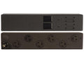 Vertiv 11803VH rPDU, Basic Standard, 30A, 208V, 4.9kW, Horizontal, (6) NEMA L6-30R, 10ft power cord with L6-30P, Black Powder Coat