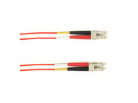 Black Box FOLZH10-008M-LCLC-RD 10 GIG MM FO Patch Cable Duplx, Lszh, RD, LCLC