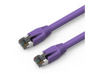 Axiom C8SBSFTP-P2-AX 2FT CAT8 Shielded Cable Purple