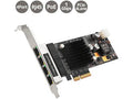 SIIG LB-GE0811-S1 4P Gigabit Ethernet POE PCIe Card (LB-GE0811-S1)