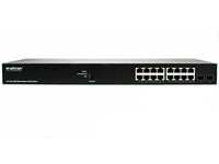 Weltron 94-1518PF 16-PORT GIGABIT POE+ MANAGED SWITCH 2SFP