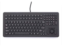iKey DT-5K-FSR-USB Desktop stainless steel keyboard