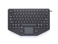 iKey SL-86-911-TP-USB-FRENCH Mountable Keyboard with Touchpad -French - One-Touch Emergency Key